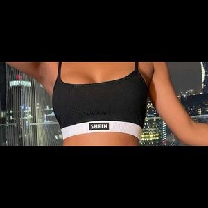 COPY - SHEIN Letter Patch Lingerie sports Bra